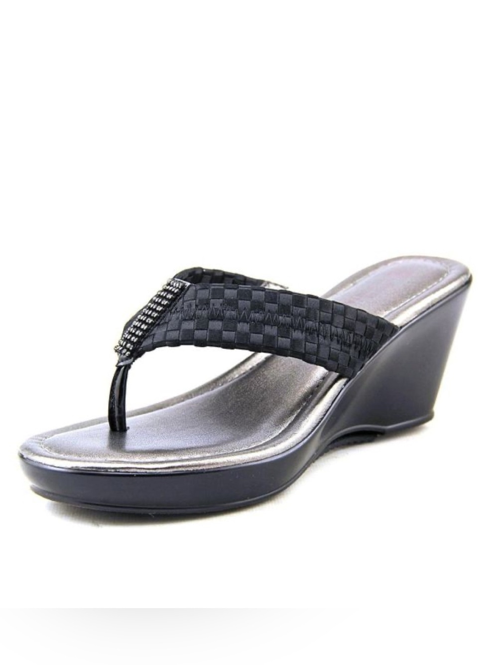 NWT! White Mountain Wedge Sandals